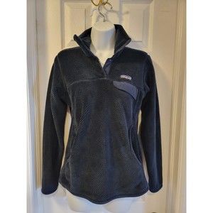 Patagonia Women's Polartec Re-Tool Snap-T Fleece Pullover Navy  Size X-Small